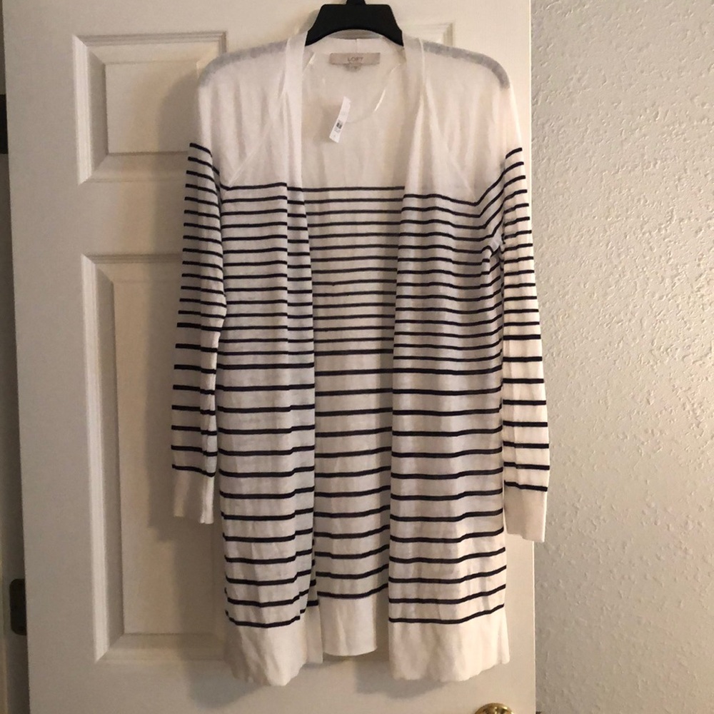 LOFT Light Weight Long Cardigan